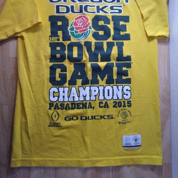 University of Oregon Ducks Rose Bowl 2015 T-Shirt - Picture 3 of 8